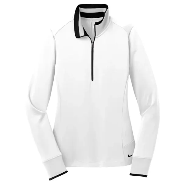 Nike Ladies Dri-FIT 1/2-Zip Cover-Up. - Nike Ladies Dri-FIT 1/2-Zip Cover-Up. - Image 3 of 3