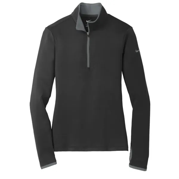 Nike Ladies Dri-FIT Stretch 1/2-Zip Cover-Up. - Nike Ladies Dri-FIT Stretch 1/2-Zip Cover-Up. - Image 1 of 3