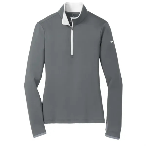 Nike Ladies Dri-FIT Stretch 1/2-Zip Cover-Up. - Nike Ladies Dri-FIT Stretch 1/2-Zip Cover-Up. - Image 2 of 3