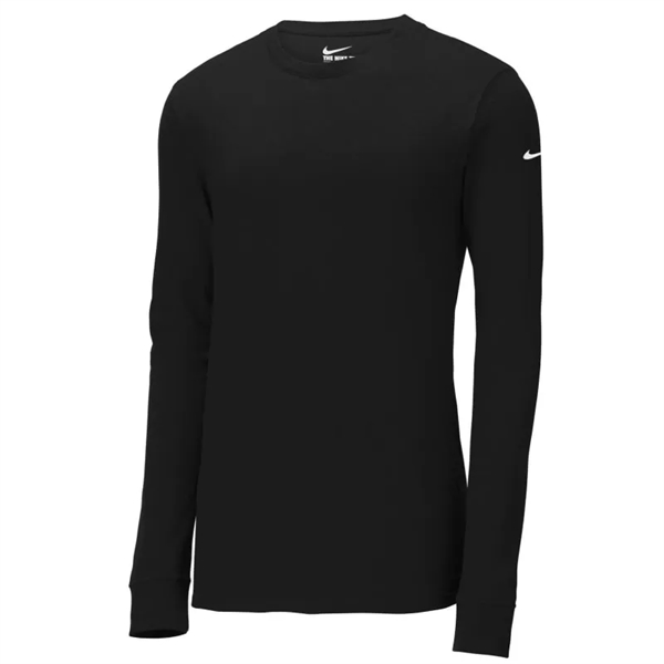 Nike Dri-FIT Cotton/Poly Long Sleeve Tee. - Nike Dri-FIT Cotton/Poly Long Sleeve Tee. - Image 2 of 6