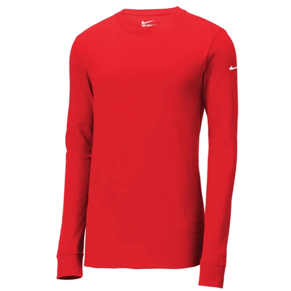 Nike Dri-FIT Cotton/Poly Long Sleeve Tee. - Nike Dri-FIT Cotton/Poly Long Sleeve Tee. - Image 6 of 6