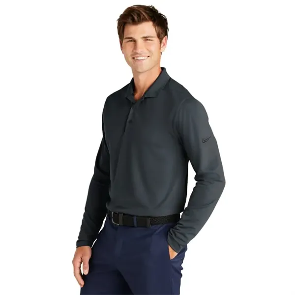 Nike Dri-FIT Micro Pique 2.0 Long Sleeve Polo - Nike Dri-FIT Micro Pique 2.0 Long Sleeve Polo - Image 0 of 7