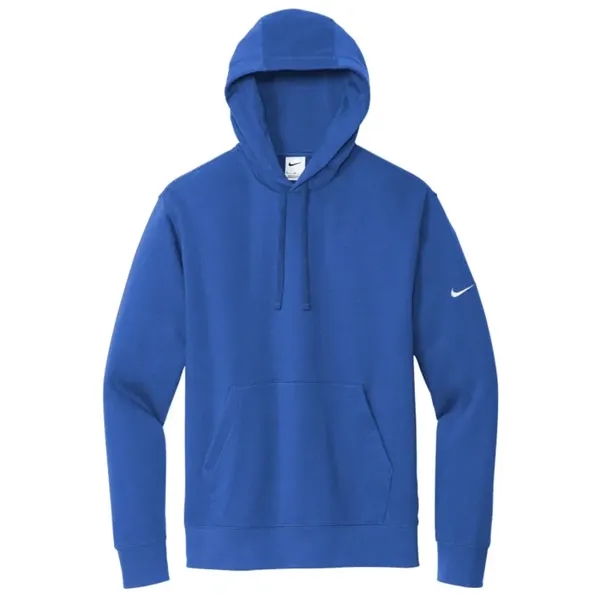 Nike Club Fleece Sleeve Swoosh Pullover Hoodie - Nike Club Fleece Sleeve Swoosh Pullover Hoodie - Image 5 of 8