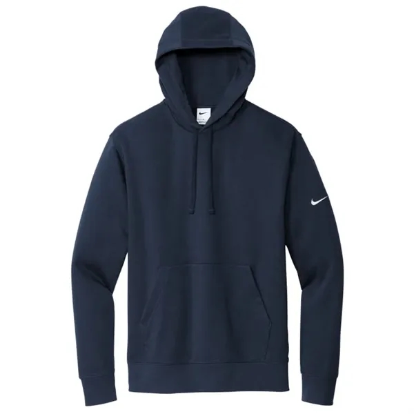 Nike Club Fleece Sleeve Swoosh Pullover Hoodie - Nike Club Fleece Sleeve Swoosh Pullover Hoodie - Image 7 of 8