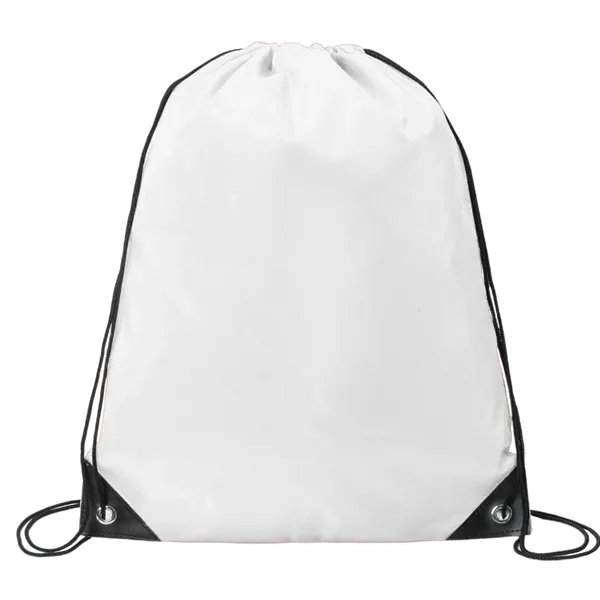 Heavy Duty Drawstring Backpack w/ Reinforced Edge (14"x18") - Heavy Duty Drawstring Backpack w/ Reinforced Edge (14"x18") - Image 23 of 23