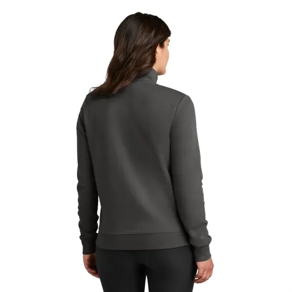 Nike Ladies Club Fleece Sleeve Swoosh 1/2-Zip - Nike Ladies Club Fleece Sleeve Swoosh 1/2-Zip - Image 0 of 7