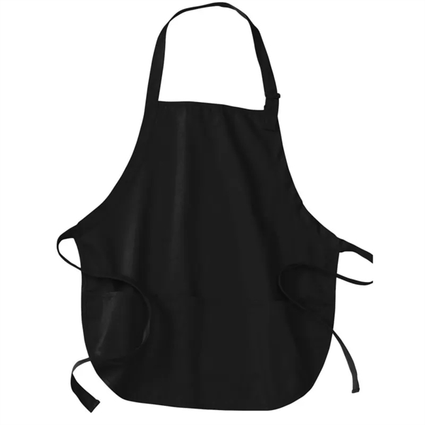 Port Authority Medium-Length Apron With Pouch Pockets. - Port Authority Medium-Length Apron With Pouch Pockets. - Image 2 of 9