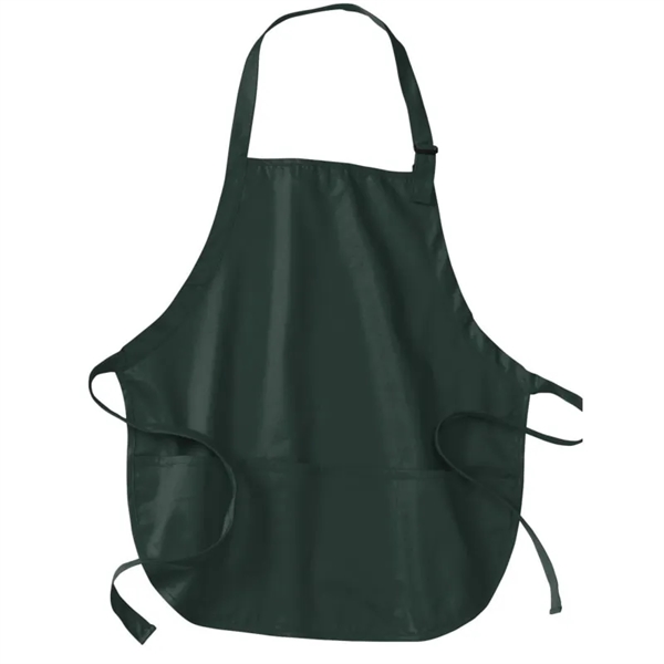 Port Authority Medium-Length Apron With Pouch Pockets. - Port Authority Medium-Length Apron With Pouch Pockets. - Image 3 of 9