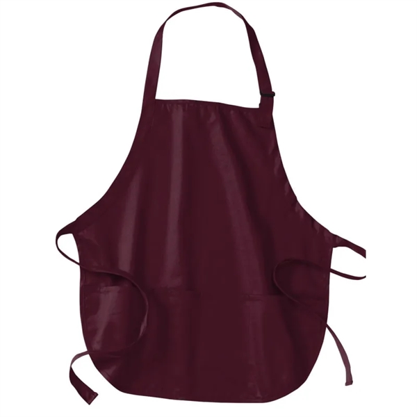 Port Authority Medium-Length Apron With Pouch Pockets. - Port Authority Medium-Length Apron With Pouch Pockets. - Image 4 of 9