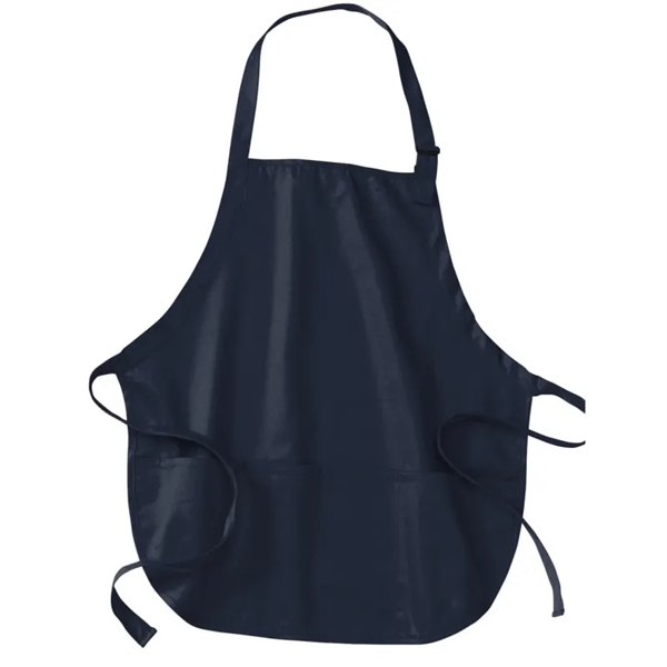 Port Authority Medium-Length Apron With Pouch Pockets. - Port Authority Medium-Length Apron With Pouch Pockets. - Image 5 of 9