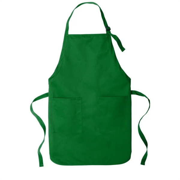 Port Authority Full-Length Two-Pocket Bib Apron. - Port Authority Full-Length Two-Pocket Bib Apron. - Image 4 of 10