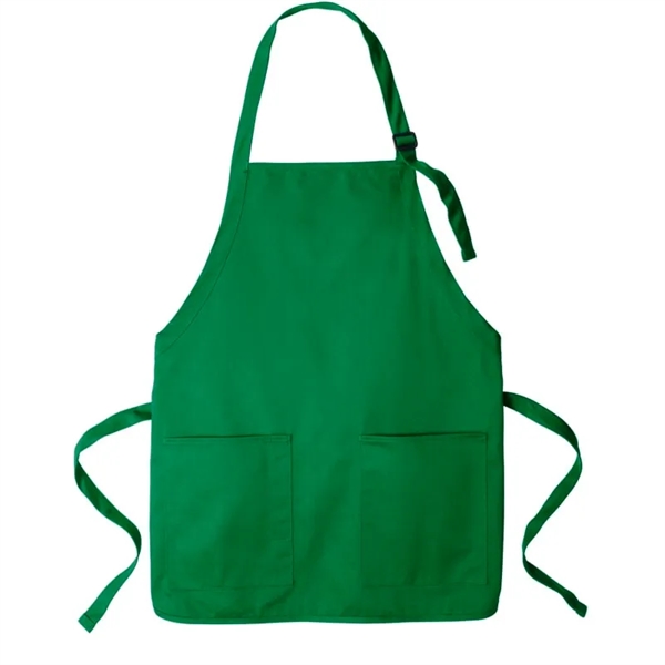 Port Authority Medium-Length Two-Pocket Bib Apron. - Port Authority Medium-Length Two-Pocket Bib Apron. - Image 3 of 6