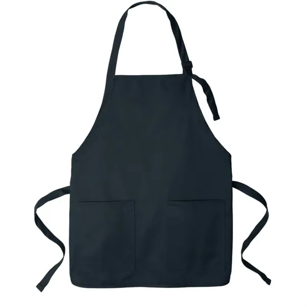 Port Authority Medium-Length Two-Pocket Bib Apron. - Port Authority Medium-Length Two-Pocket Bib Apron. - Image 4 of 6