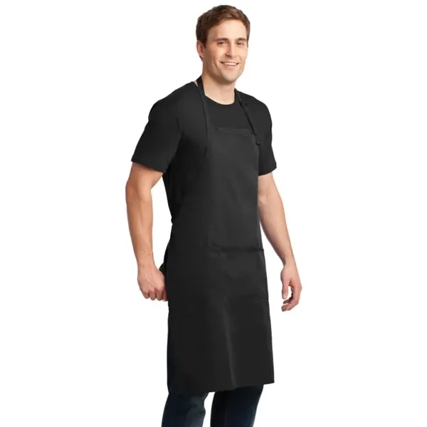 Port Authority Easy Care Extra Long Bib Apron With Stain ... - Port Authority Easy Care Extra Long Bib Apron With Stain ... - Image 0 of 6