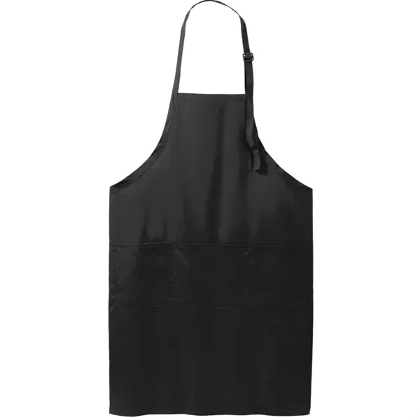 Port Authority Easy Care Extra Long Bib Apron With Stain ... - Port Authority Easy Care Extra Long Bib Apron With Stain ... - Image 2 of 6