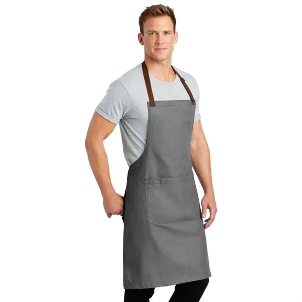 Port Authority Market Full-Length Bib Apron. - Port Authority Market Full-Length Bib Apron. - Image 0 of 2