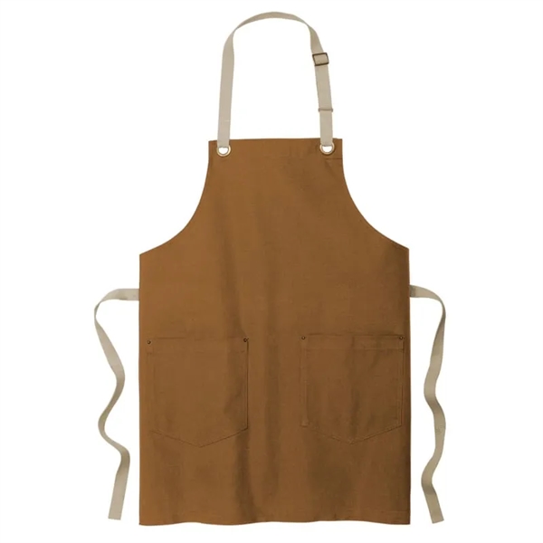 Port Authority Canvas Full-Length Two-Pocket Apron - Port Authority Canvas Full-Length Two-Pocket Apron - Image 2 of 4