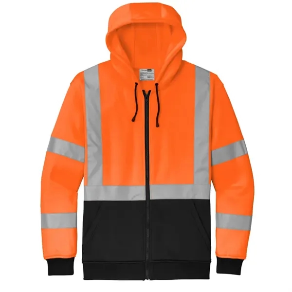 CornerStone A107 Class 3 Heavy-Duty Fleece Full-Zip Hoodie - CornerStone A107 Class 3 Heavy-Duty Fleece Full-Zip Hoodie - Image 1 of 2