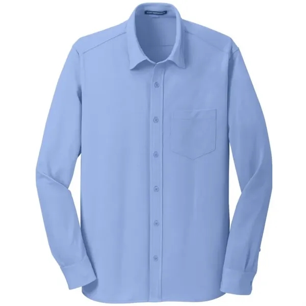 Port Authority Dimension Knit Dress Shirt. - Port Authority Dimension Knit Dress Shirt. - Image 5 of 5