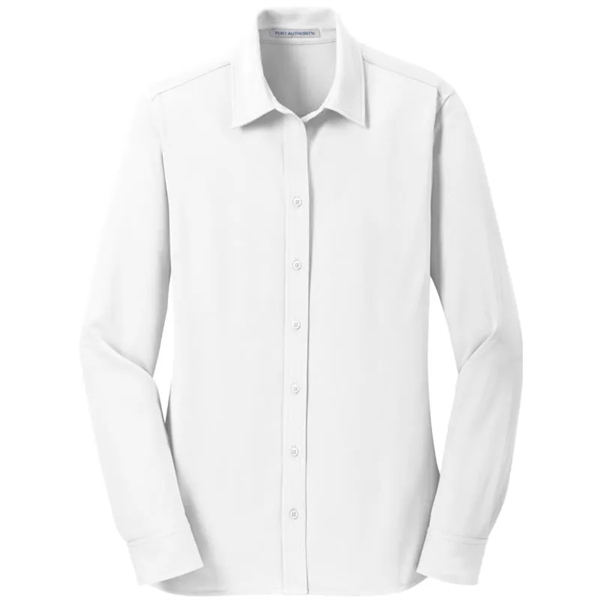 Port Authority Ladies Dimension Knit Dress Shirt. - Port Authority Ladies Dimension Knit Dress Shirt. - Image 1 of 5