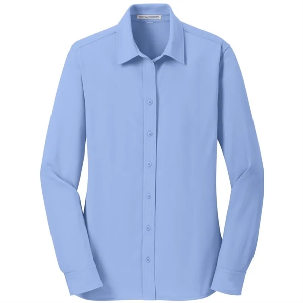 Port Authority Ladies Dimension Knit Dress Shirt. - Port Authority Ladies Dimension Knit Dress Shirt. - Image 5 of 5
