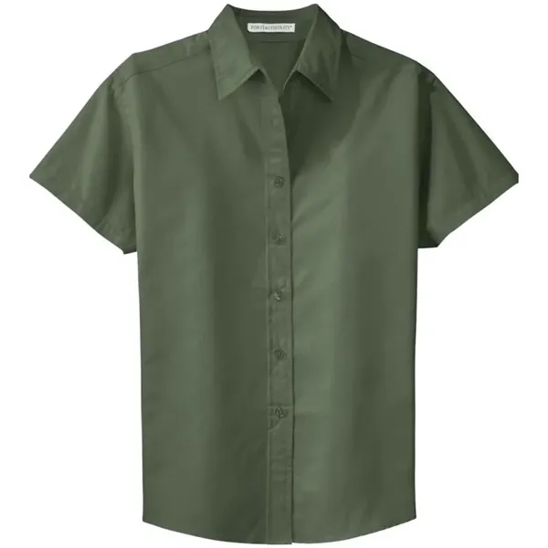 Port Authority Ladies Short Sleeve Easy Care Shirt. - Port Authority Ladies Short Sleeve Easy Care Shirt. - Image 3 of 15
