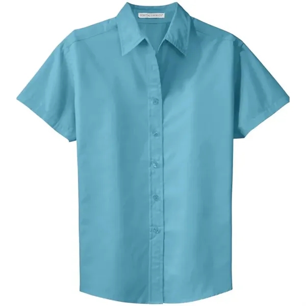 Port Authority Ladies Short Sleeve Easy Care Shirt. - Port Authority Ladies Short Sleeve Easy Care Shirt. - Image 8 of 15