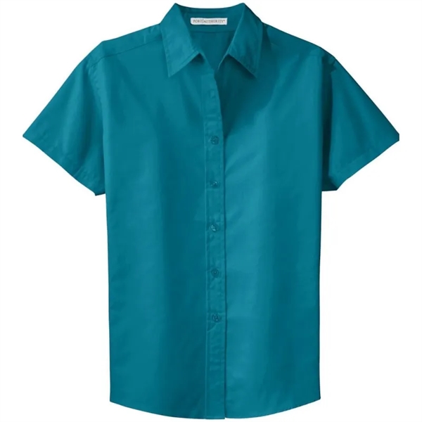 Port Authority Ladies Short Sleeve Easy Care Shirt. - Port Authority Ladies Short Sleeve Easy Care Shirt. - Image 12 of 15