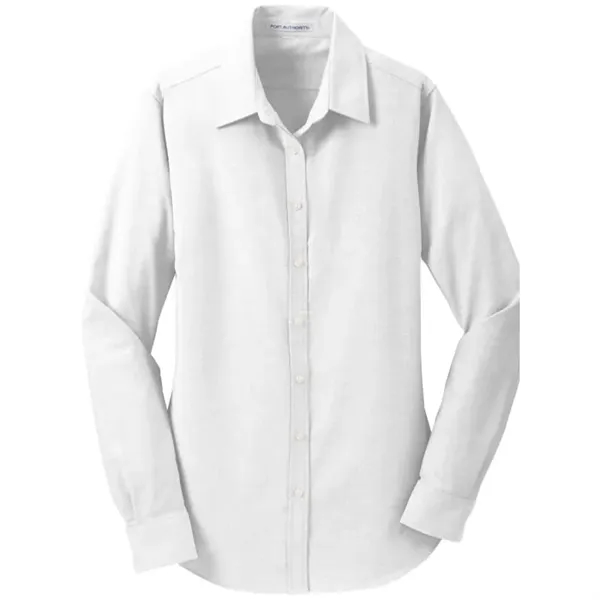 Port Authority Ladies SuperPro Oxford Shirt. - Port Authority Ladies SuperPro Oxford Shirt. - Image 1 of 6