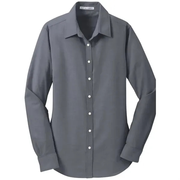 Port Authority Ladies SuperPro Oxford Shirt. - Port Authority Ladies SuperPro Oxford Shirt. - Image 2 of 6