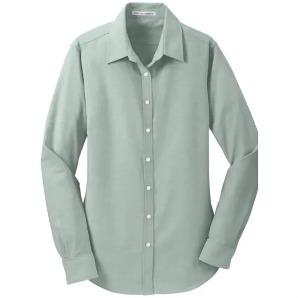Port Authority Ladies SuperPro Oxford Shirt. - Port Authority Ladies SuperPro Oxford Shirt. - Image 3 of 6