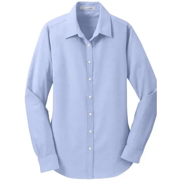 Port Authority Ladies SuperPro Oxford Shirt. - Port Authority Ladies SuperPro Oxford Shirt. - Image 5 of 6