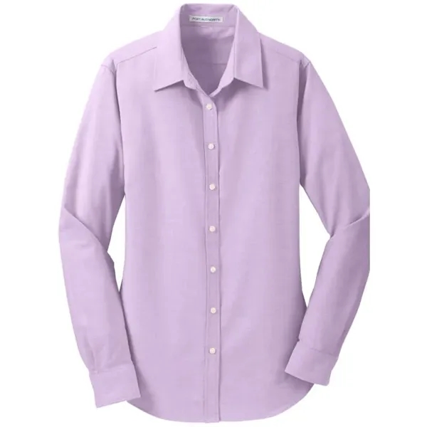 Port Authority Ladies SuperPro Oxford Shirt. - Port Authority Ladies SuperPro Oxford Shirt. - Image 6 of 6