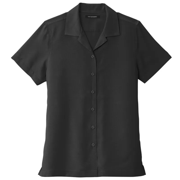Port Authority Ladies Short Sleeve Performance Staff Shirt - Port Authority Ladies Short Sleeve Performance Staff Shirt - Image 2 of 7