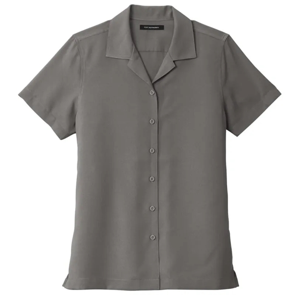 Port Authority Ladies Short Sleeve Performance Staff Shirt - Port Authority Ladies Short Sleeve Performance Staff Shirt - Image 4 of 7