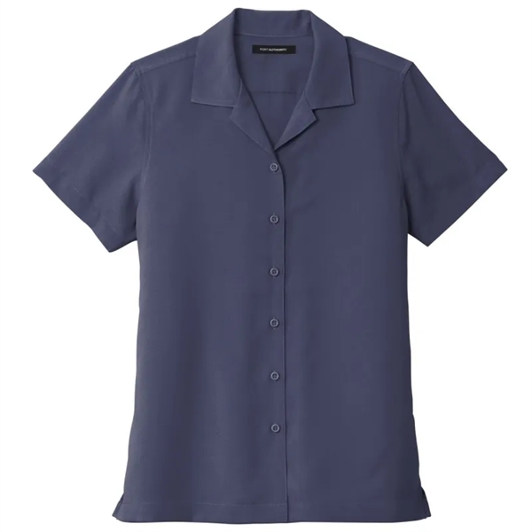 Port Authority Ladies Short Sleeve Performance Staff Shirt - Port Authority Ladies Short Sleeve Performance Staff Shirt - Image 7 of 7