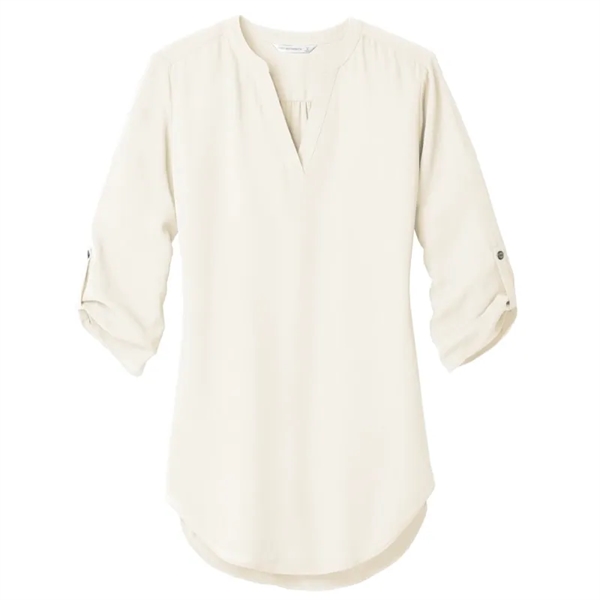Port Authority Ladies 3/4-Sleeve Tunic Blouse. - Port Authority Ladies 3/4-Sleeve Tunic Blouse. - Image 3 of 8