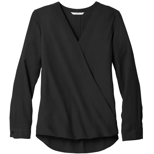 Port Authority Ladies Wrap Blouse. - Port Authority Ladies Wrap Blouse. - Image 1 of 4