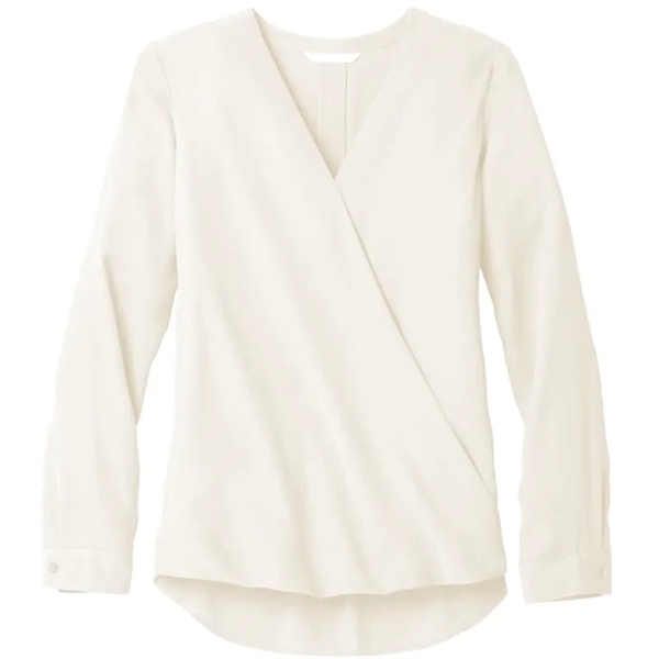 Port Authority Ladies Wrap Blouse. - Port Authority Ladies Wrap Blouse. - Image 2 of 4