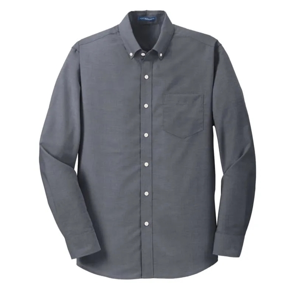 Port Authority SuperPro Oxford Shirt. - Port Authority SuperPro Oxford Shirt. - Image 2 of 7