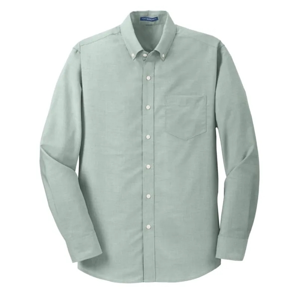 Port Authority SuperPro Oxford Shirt. - Port Authority SuperPro Oxford Shirt. - Image 3 of 7