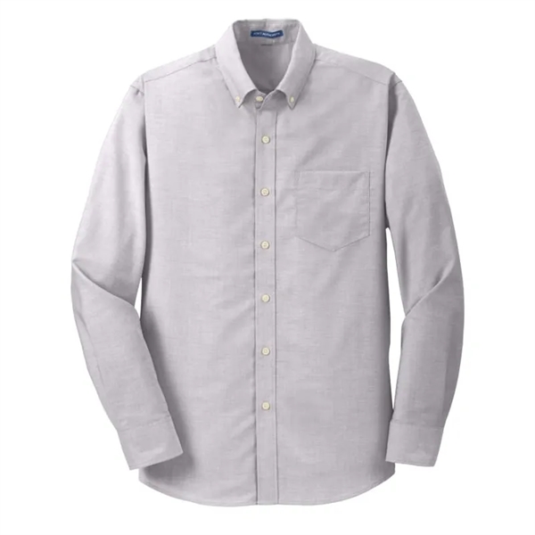 Port Authority SuperPro Oxford Shirt. - Port Authority SuperPro Oxford Shirt. - Image 4 of 7