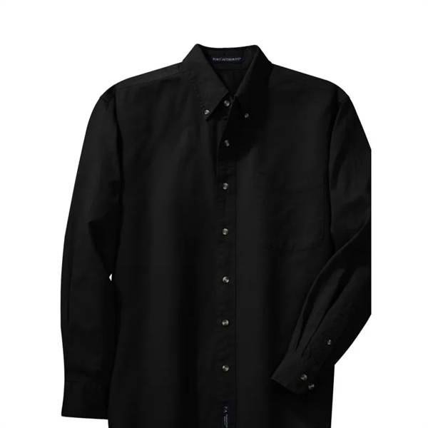 Port Authority Tall Long Sleeve Twill Shirt. - Port Authority Tall Long Sleeve Twill Shirt. - Image 1 of 5