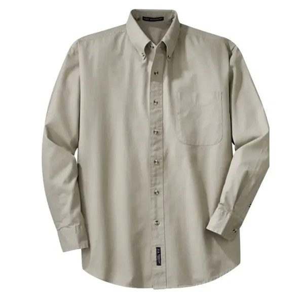 Port Authority Tall Long Sleeve Twill Shirt. - Port Authority Tall Long Sleeve Twill Shirt. - Image 5 of 5