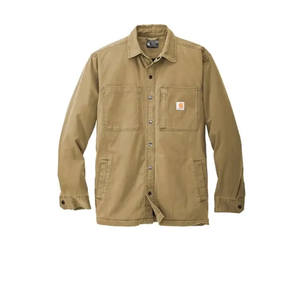 Carhartt Rugged Flex Fleece-Lined Shirt Jac - Carhartt Rugged Flex Fleece-Lined Shirt Jac - Image 2 of 3