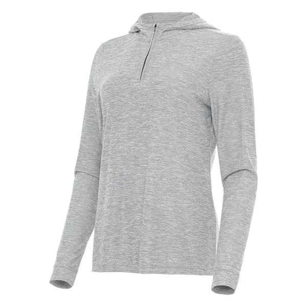 DAYBREAK 1/4 ZIP HOOD WOMEN'S - DAYBREAK 1/4 ZIP HOOD WOMEN'S - Image 2 of 3