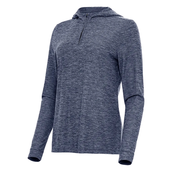 DAYBREAK 1/4 ZIP HOOD WOMEN'S - DAYBREAK 1/4 ZIP HOOD WOMEN'S - Image 1 of 3