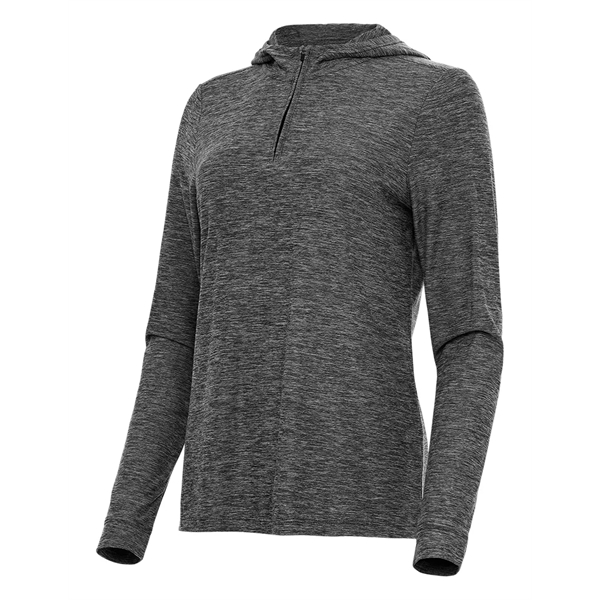 DAYBREAK 1/4 ZIP HOOD WOMEN'S - DAYBREAK 1/4 ZIP HOOD WOMEN'S - Image 0 of 3