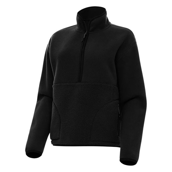 FIGURE 1/4 ZIP PULLOVER WOMEN'S - FIGURE 1/4 ZIP PULLOVER WOMEN'S - Image 1 of 2