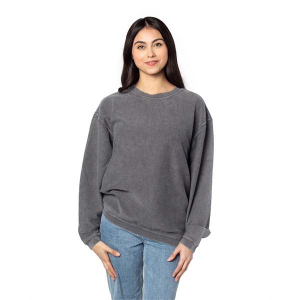 chicka-d Ladies' Corded Crew Sweatshirt - chicka-d Ladies' Corded Crew Sweatshirt - Image 12 of 62